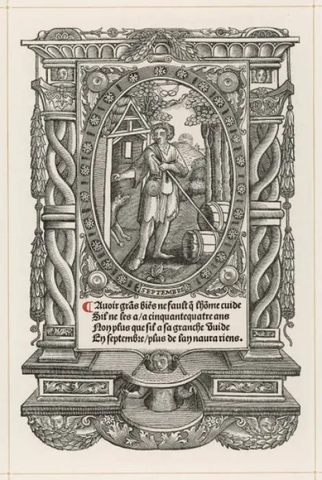 Gerahmter Druck : Alter des Menschen - 9