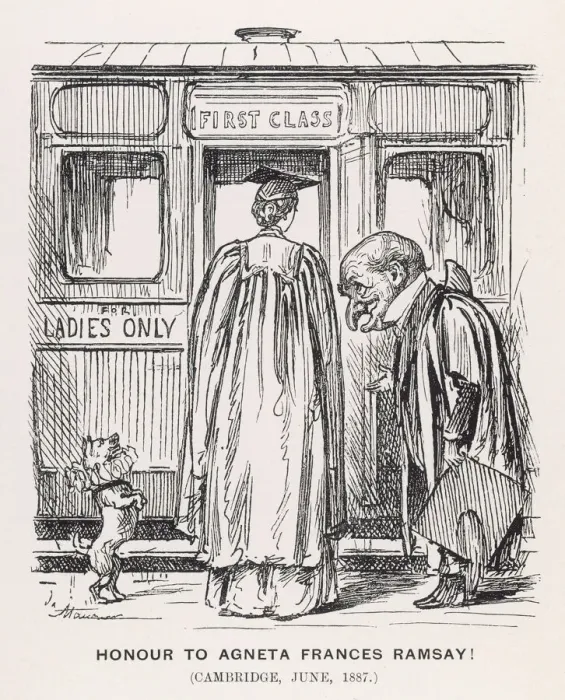 Gerahmter Druck : Agneta Ramsay  /  Punch 1887