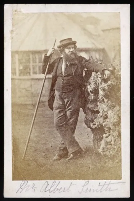 Gerahmter Druck : Albert Smith / CDV Gerahmter Druck : Albert Smith / CDV
