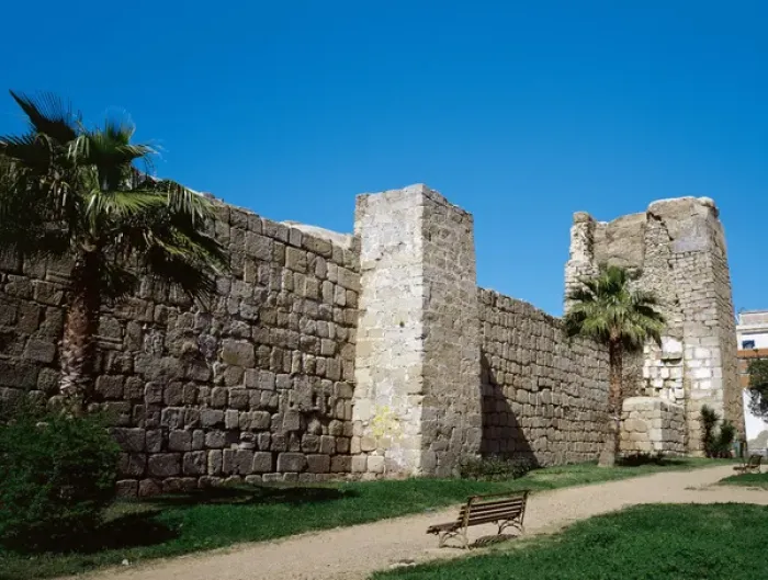 Gerahmter Druck : Die Alkazaba von Mérida, Spanien