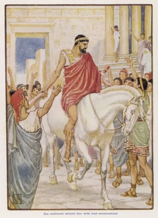 Gerahmter Druck : Der Held Alkibiades Gerahmter Druck : Der Held Alkibiades
