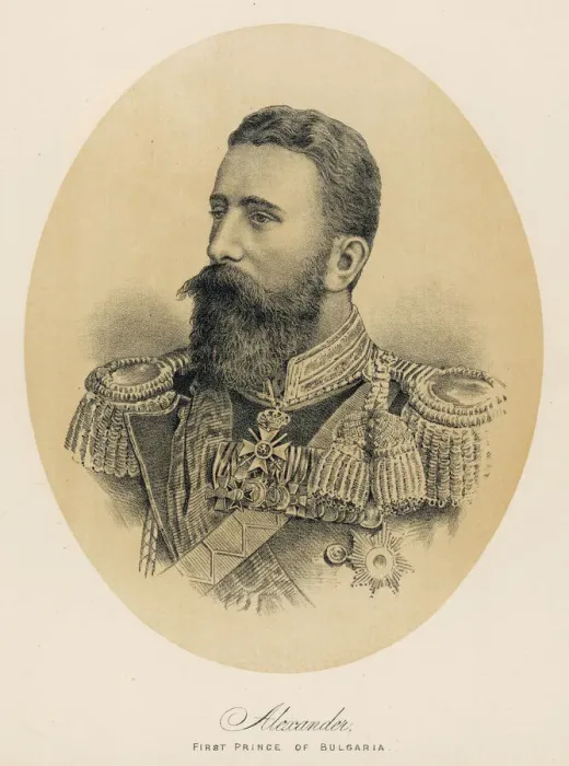 Gerahmter Druck : Alexander I von Bulgarien Gerahmter Druck : Alexander I von Bulgarien