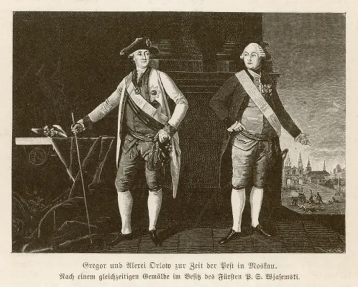 Gerahmter Druck : Alexei und Gregory Orlow Gerahmter Druck : Alexei und Gregory Orlow