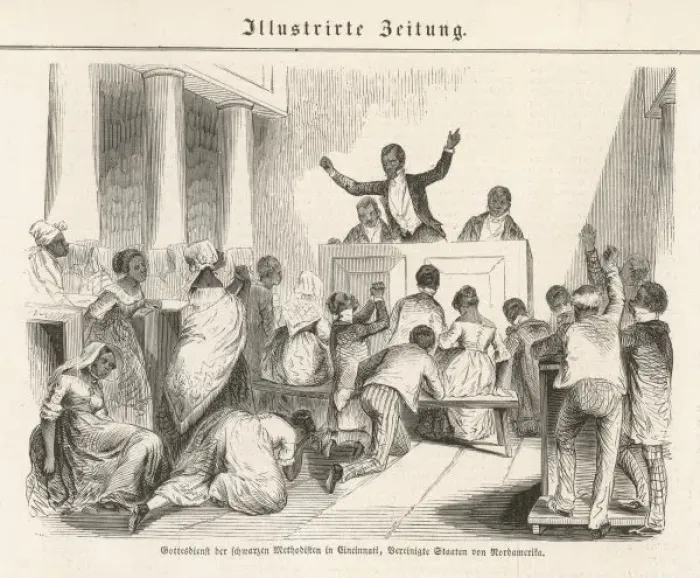 Gerahmter Druck : amerikanische Methodisten Gerahmter Druck : amerikanische Methodisten