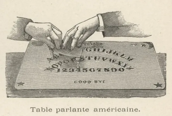Gerahmter Druck : amerikanische Planchette Gerahmter Druck : amerikanische Planchette