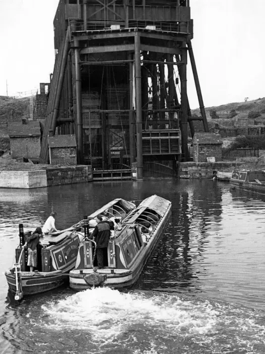 Gerahmter Druck : Boatlift von Anderton Gerahmter Druck : Boatlift von Anderton