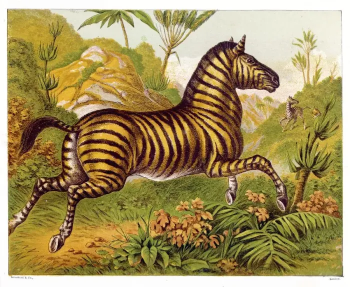 Gerahmter Druck : Zebrakreis Kronheim Gerahmter Druck : Zebrakreis Kronheim