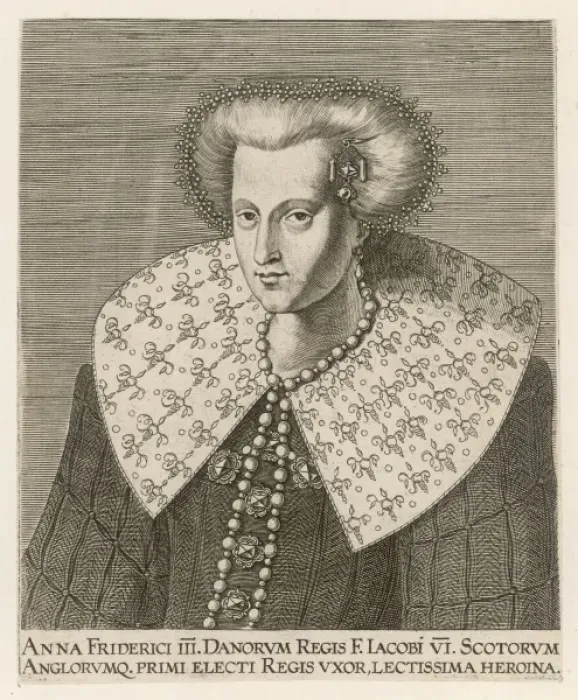 Gerahmter Druck : Anna von Dänemark Gerahmter Druck : Anna von Dänemark