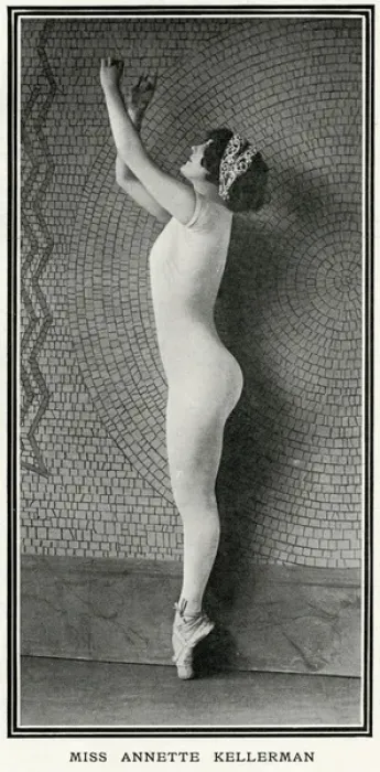 Gerahmter Druck : Annette Kellermann