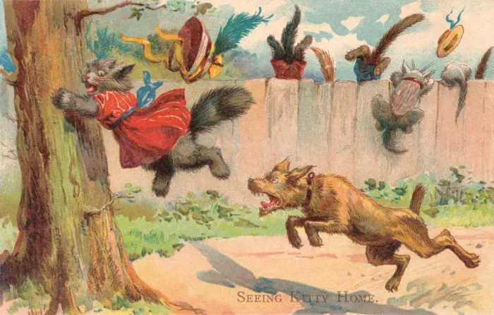 Gerahmter Druck : Antropomorphische Humor Gerahmter Druck : Antropomorphische Humor