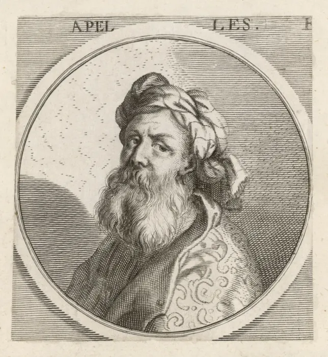Gerahmter Druck : Apelles, Ketzer Gerahmter Druck : Apelles, Ketzer