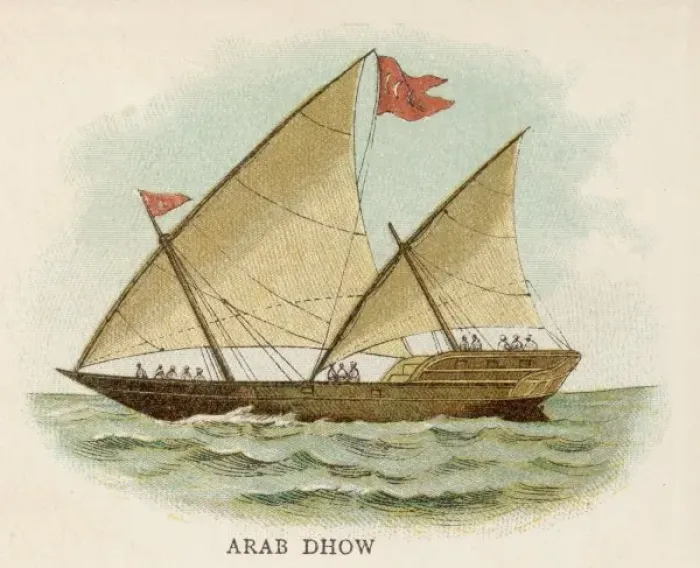 Gerahmter Druck : Arabische Dhow Gerahmter Druck : Arabische Dhow