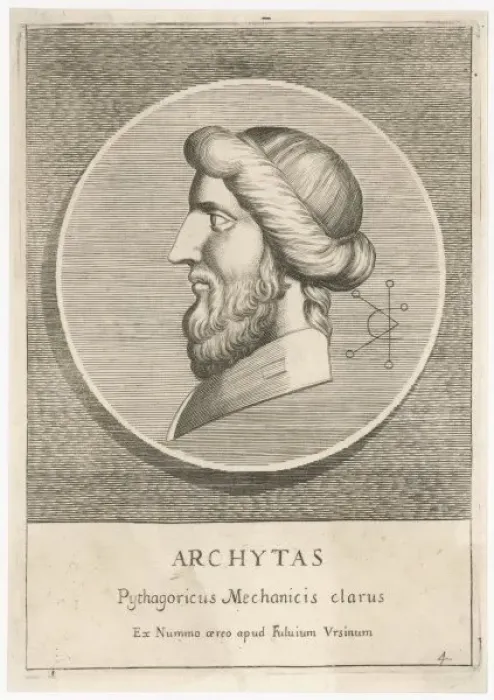 Gerahmter Druck : Archytas von Tarantum Gerahmter Druck : Archytas von Tarantum