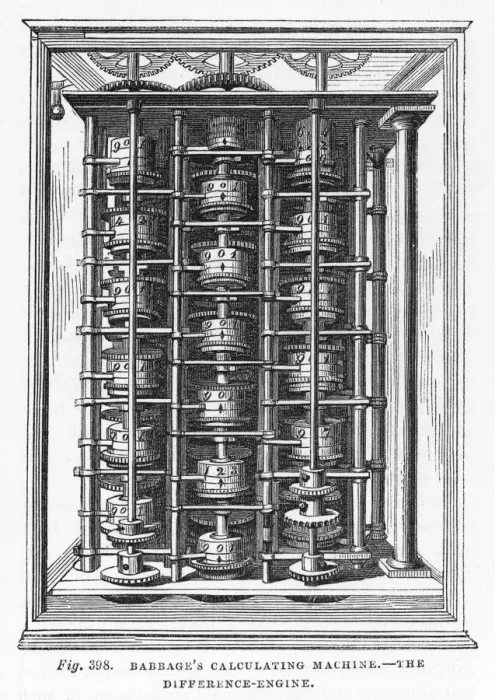 Gerahmter Druck : BABAGEs ENGINe Gerahmter Druck : BABAGEs ENGINe
