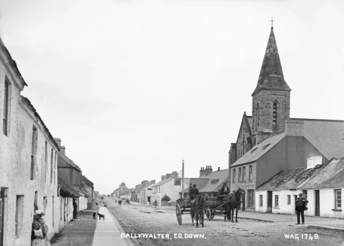 Gerahmter Druck : Ballywalter, County Down