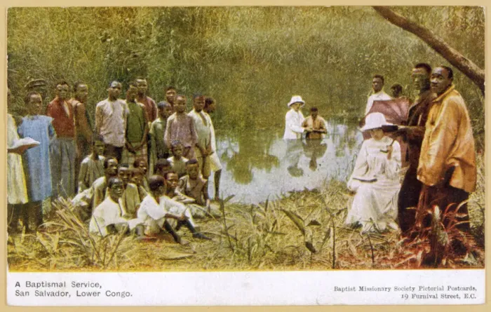 Gerahmter Druck : Taufung in Kongo Gerahmter Druck : Taufung in Kongo