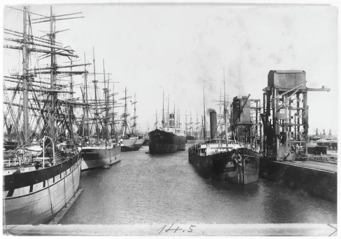 Gerahmter Druck : Barry Docks 1899 Gerahmter Druck : Barry Docks 1899
