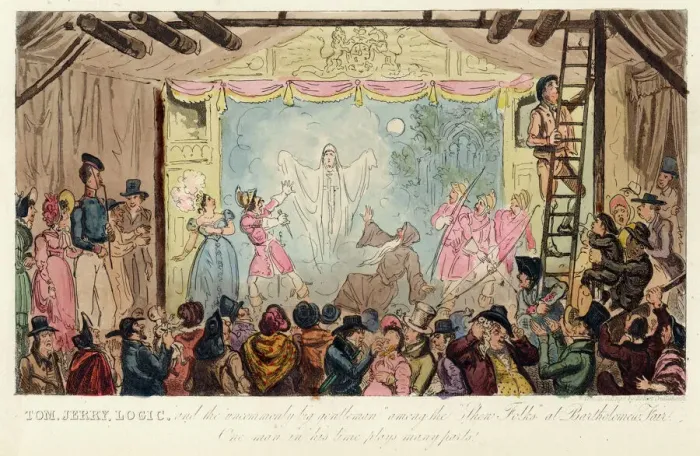 Gerahmter Druck : Bartholomäusfair / 1828 Gerahmter Druck : Bartholomäusfair / 1828
