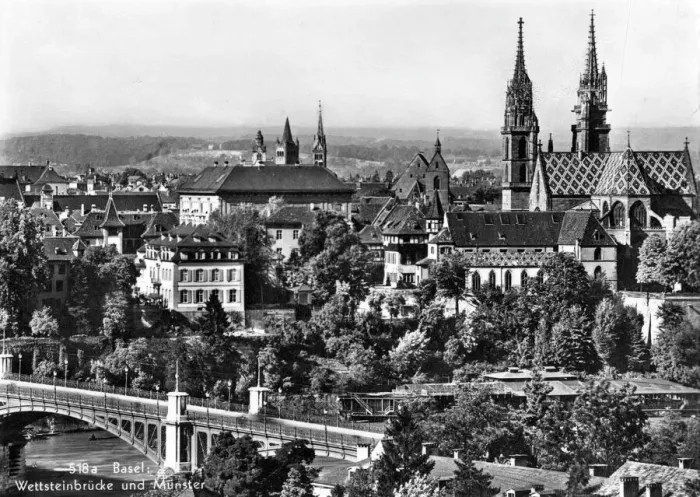 Gerahmter Druck : Basel, Schweiz Gerahmter Druck : Basel, Schweiz