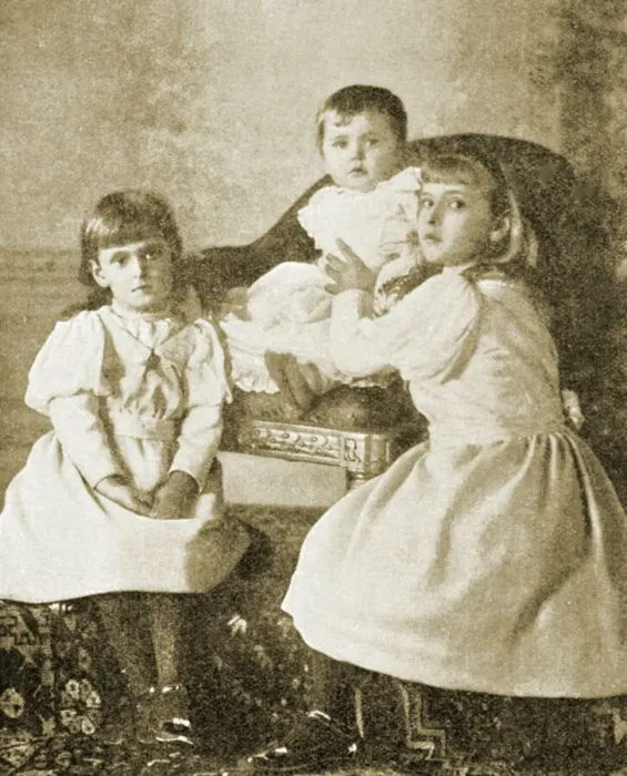 Gerahmter Druck : Kinder von Battenberg Gerahmter Druck : Kinder von Battenberg