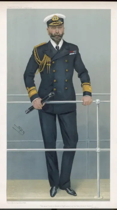 Gerahmter Druck : König Ludwig von Battenberg Gerahmter Druck : König Ludwig von Battenberg