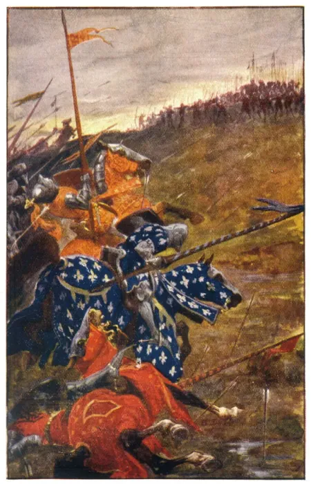 Gerahmter Druck : Battel von Agincourt Gerahmter Druck : Battel von Agincourt