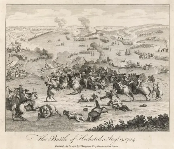 Gerahmter Druck : Battel von Blenheim Gerahmter Druck : Battel von Blenheim