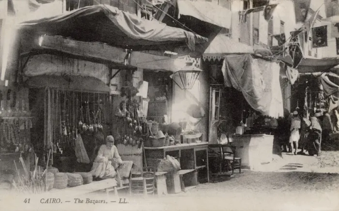 Gerahmter Druck : Basar in Kairo, Ägypten Gerahmter Druck : Basar in Kairo, Ägypten