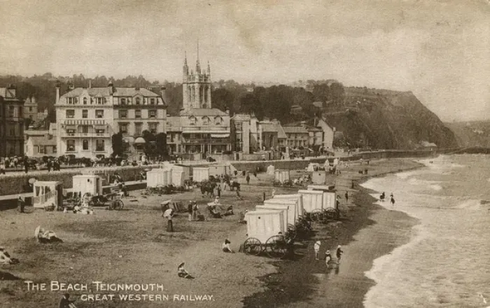 Gerahmter Druck : Die Küste, Teignmouth, Devon Gerahmter Druck : Die Küste, Teignmouth, Devon