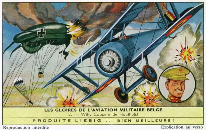 Gerahmter Druck : Flugzeugwaffe der Belgien 2 Gerahmter Druck : Flugzeugwaffe der Belgien 2