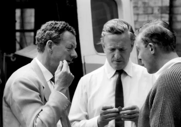 Gerahmter Druck : Benjamin Britten und Peter Pears Gerahmter Druck : Benjamin Britten und Peter Pears