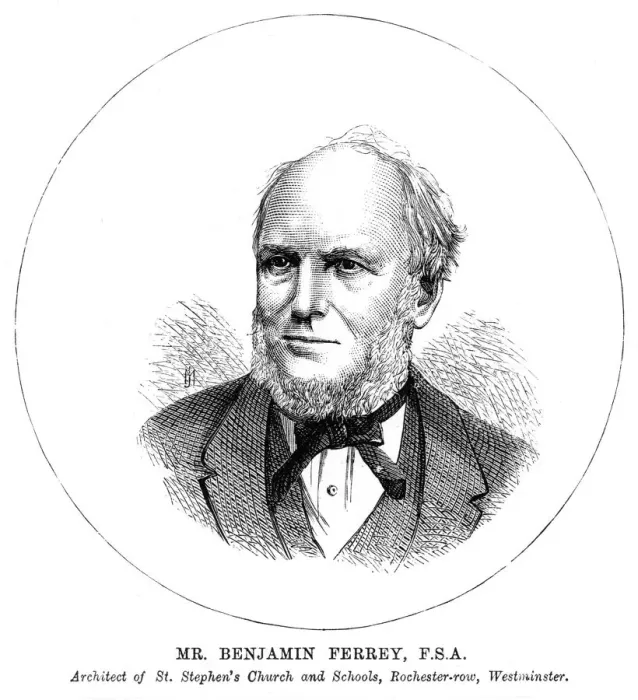 Gerahmter Druck : Benjamin Ferrey ist Gerahmter Druck : Benjamin Ferrey ist