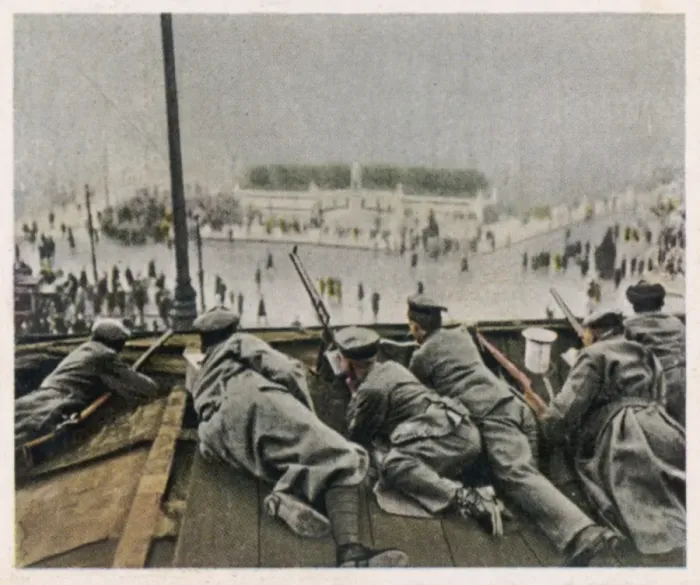 Gerahmter Druck : Berliner Freikorps 1918 Gerahmter Druck : Berliner Freikorps 1918