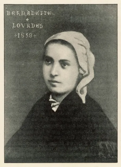 Gerahmter Druck : Berndette, 1858 Gerahmter Druck : Berndette, 1858