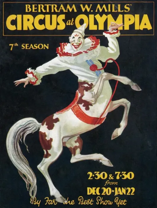 Gerahmter Druck : Zirkus Bertrams Mills Gerahmter Druck : Zirkus Bertrams Mills