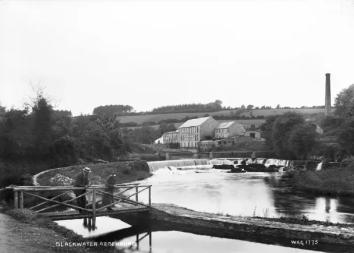 Gerahmter Druck : Schwarzwasser bei Benburb Gerahmter Druck : Schwarzwasser bei Benburb