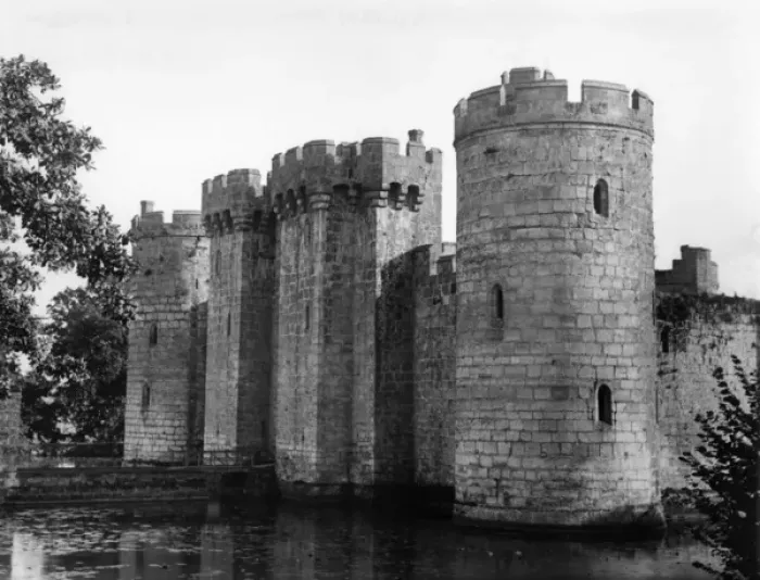 Gerahmter Druck : Bodiam Schloss Gerahmter Druck : Bodiam Schloss