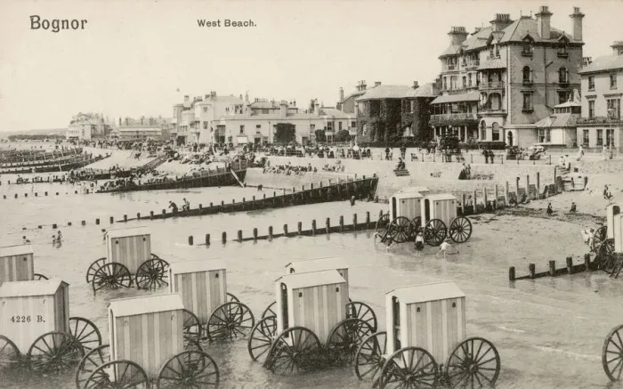Gerahmter Druck : Bognor Regis / Häuser 1905 Gerahmter Druck : Bognor Regis / Häuser 1905