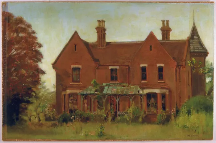 Gerahmter Druck : Borley Herrenhaus Gerahmter Druck : Borley Herrenhaus