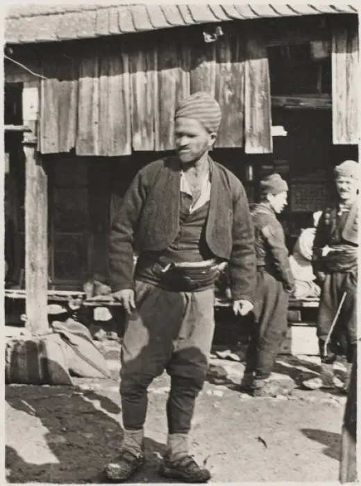 Gerahmter Druck : bosnischer Bauernmann Gerahmter Druck : bosnischer Bauernmann