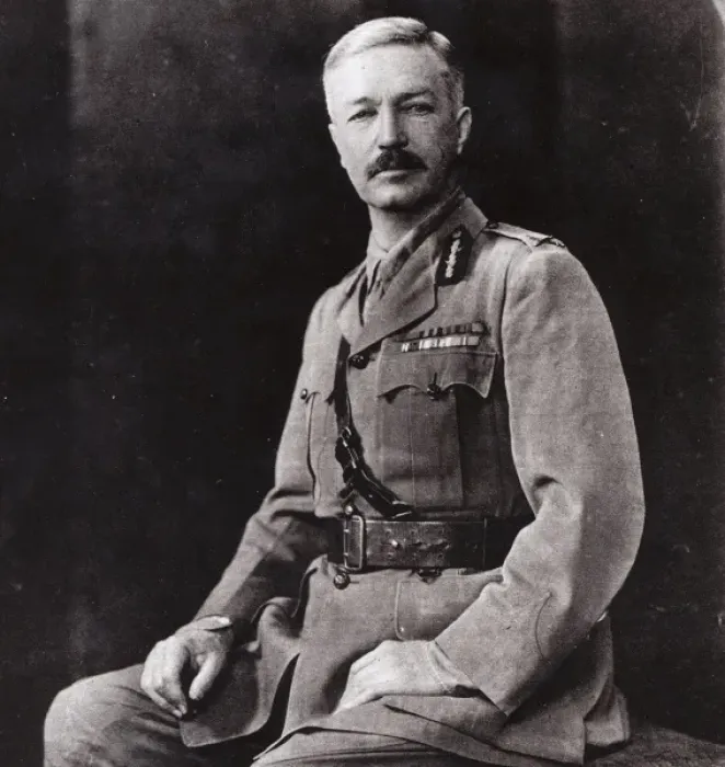 Gerahmter Druck : Brigadegeneral R.E.H.Dyr Gerahmter Druck : Brigadegeneral R.E.H.Dyr