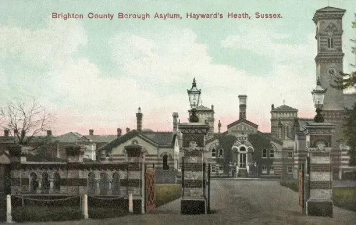 Gerahmter Druck : Borgermeisterkantonalasanstalt Brighton, Hayward's Heath, Susex Gerahmter Druck : Borgermeisterkantonalasanstalt Brighton, Hayward's Heath, Susex