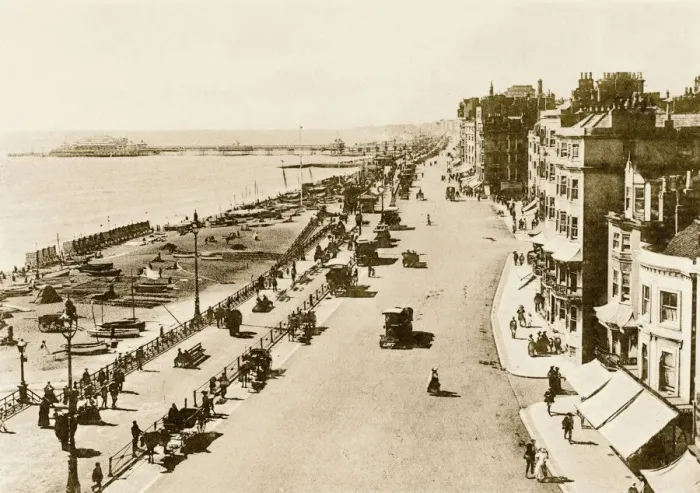 Gerahmter Druck : BRIGHTON / KINGS ROAD / 1899 Gerahmter Druck : BRIGHTON / KINGS ROAD / 1899