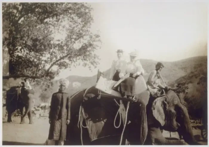 Gerahmter Druck : Briten in Indien Gerahmter Druck : Briten in Indien