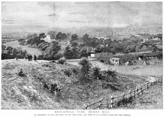 Gerahmter Druck : Brockwells Park Gerahmter Druck : Brockwells Park