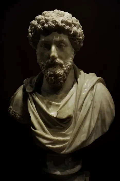 Gerahmter Druck : Römischer Kaiser Marcus Aurelius (121-180 n. Chr.) Gerahmter Druck : Römischer Kaiser Marcus Aurelius (121-180 n. Chr.)