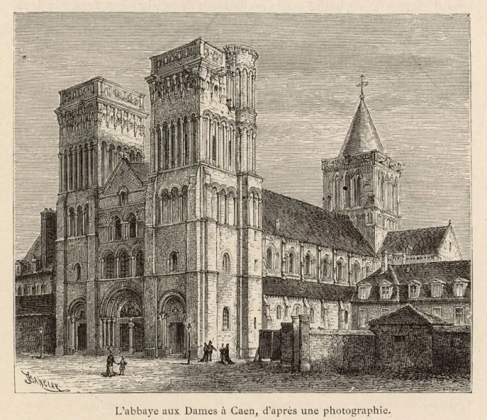 Gerahmter Druck : Abbaye aux Dames de Caën Gerahmter Druck : Abbaye aux Dames de Caën
