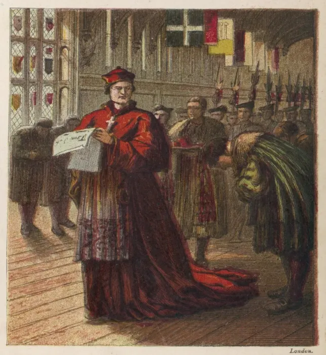 Gerahmter Druck : Kardinal Wolsey Gerahmter Druck : Kardinal Wolsey