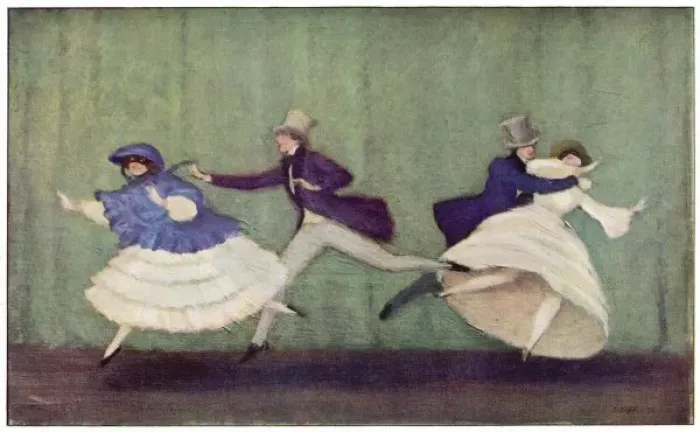 Gerahmter Druck : Karneval Ballet Gerahmter Druck : Karneval Ballet