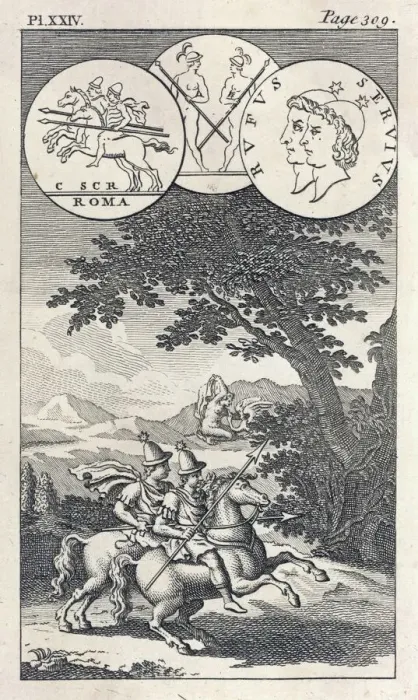 Gerahmter Druck : Kastor und Pollux (Tooke) Gerahmter Druck : Kastor und Pollux (Tooke)